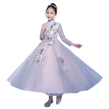 Kid Girl Princess Show Piano Performance Host Dress