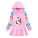 Kid Baby Little Girl Unicorn Cartoon Dresses
