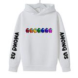 Kids Girl Boy Among US Peripheral Printed Hoodie