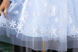Kid Baby Girls Fashion Princess Frozen Spring Pomp Mesh Dresses