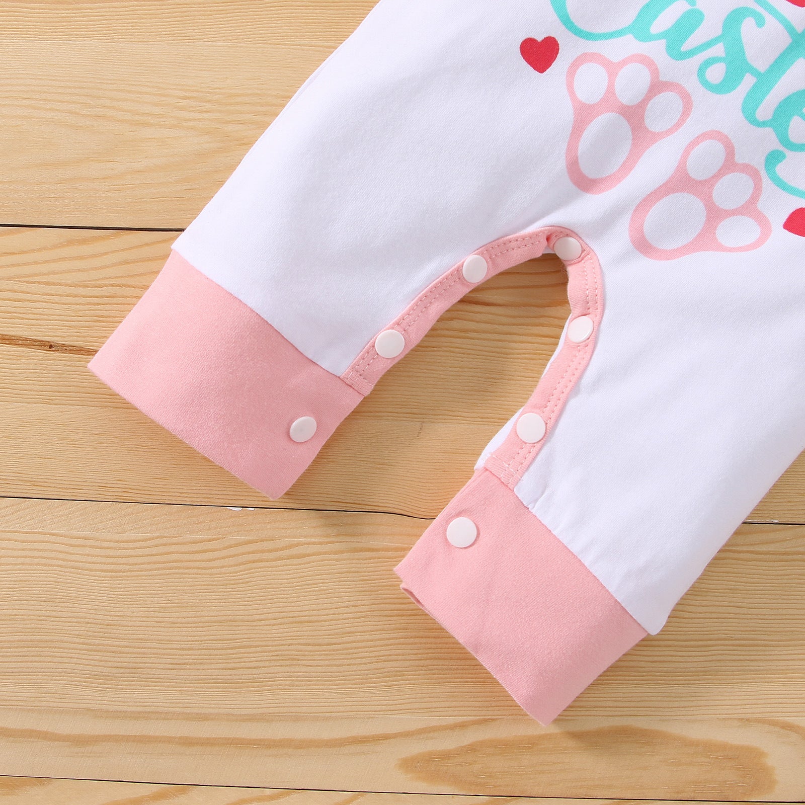 Easter Baby Long Sleeve Harley Romper With Hat Sets 2 Pcs