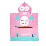 Infant Baby Bathrobe Cartoon Towel Robe Hooded Cloak Pajamas
