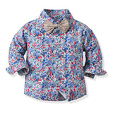 Kid Baby Boy Suit  Long Sleeves Print Fashion 2 Pcs Sets