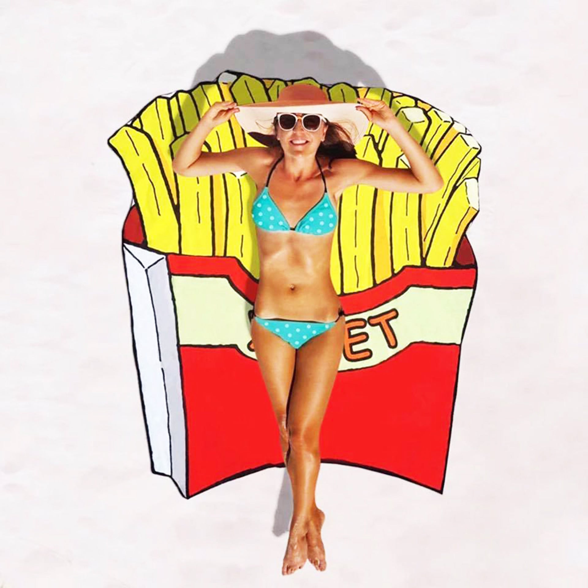 Kid Adults Bikini Beach Donut Cover Up Pareos Beach Sarongs Mats Swimsuits Pajamas