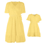 Family Matching Mother-daughter Cute Street Fashion Floral Dresses