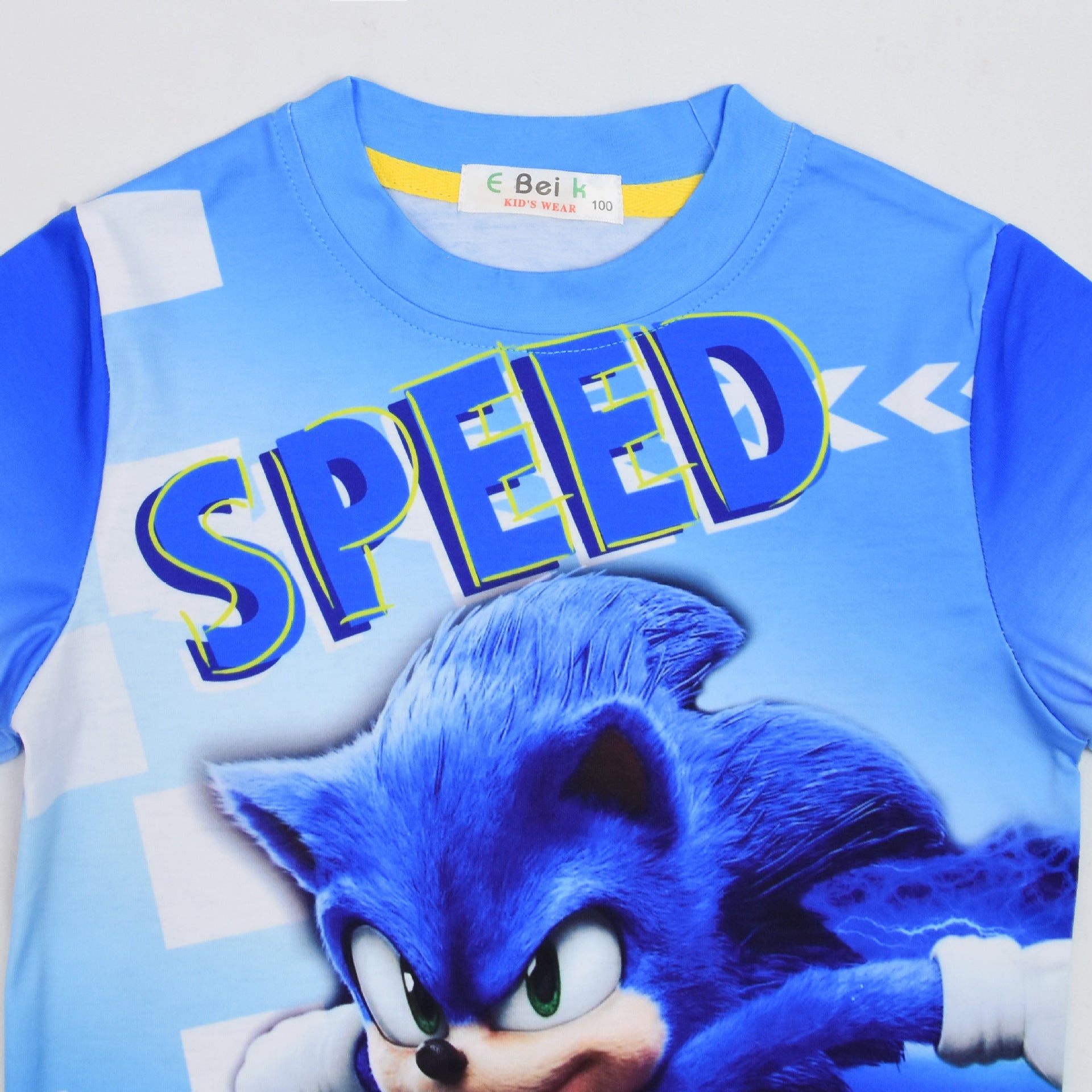 Kid Boy Long-sleeved Home Suit Sonic Hedgehog Pajamas