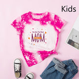Family Matching Mother Daughter Short Sleeves T-shirt