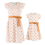 Family Matching Mother-daughter Point Bohemian Loose Elegant Dresses