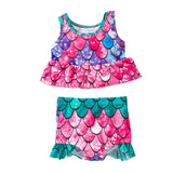 Kid Baby Girl Split Swimming Trunks Swimsuit