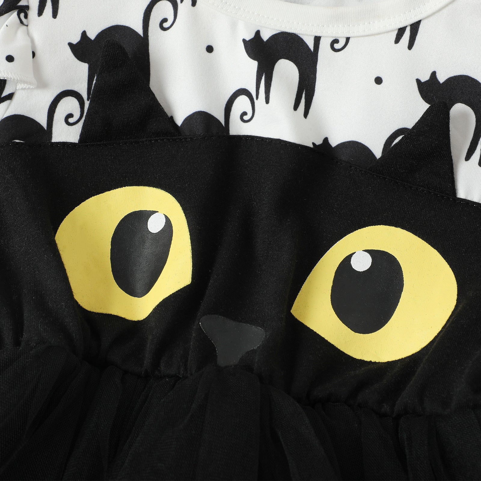18M-6Y Kid Baby Girls Halloween Printed Gauze Dress