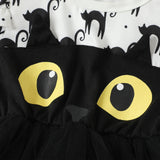 18M-6Y Kid Baby Girls Halloween Printed Gauze Dress