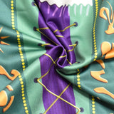 4-12T Kid Girl Witch Also Crazy 2 Halloween Role-playing Long Dress