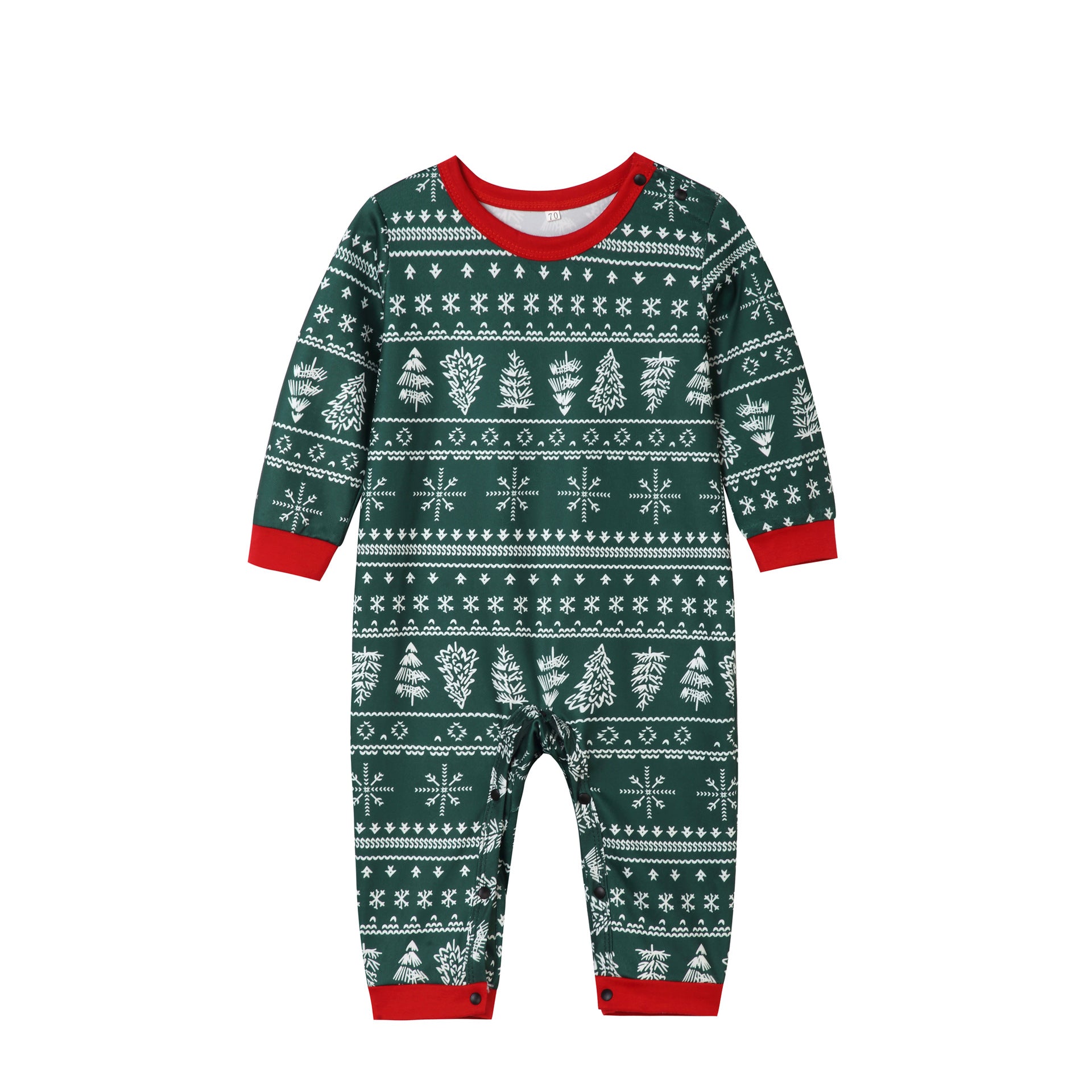Family Matching Christmas Printed Pattern Parent-child Pajamas