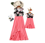 Family Matching Parent-child Digital Print Dress