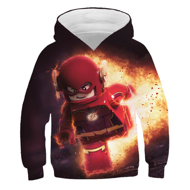 Children Kid 3D Cartoon Print Casual Pullover Hoodie