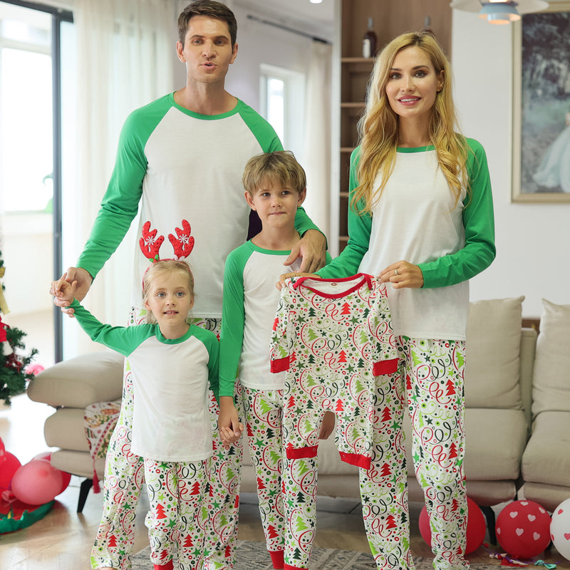 Family Matching Christmas Parent-child Homewear Suit Daily Pajamas