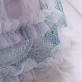Kid Baby Girl Princess Lace Sleeve Gauze Flower Dresses