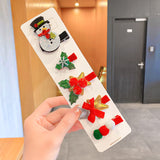 Kid Girl Hair Accessories Christmas Headress Santa Claus Elk Clip Headwear