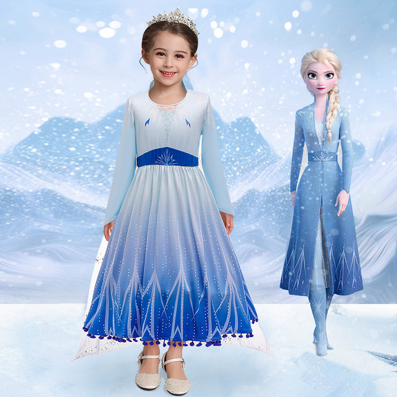 Kid Girl Scout Frozen Princess Elsa Dress