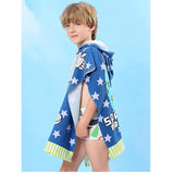 Kid Baby Bath Towel Microfiber Cotton Hooded Beach Soft Poncho Pajamas