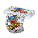 Kid Disposable Cartoon Series Spiny  Non-woven Fabric Three Layers Masks 10 Pcs