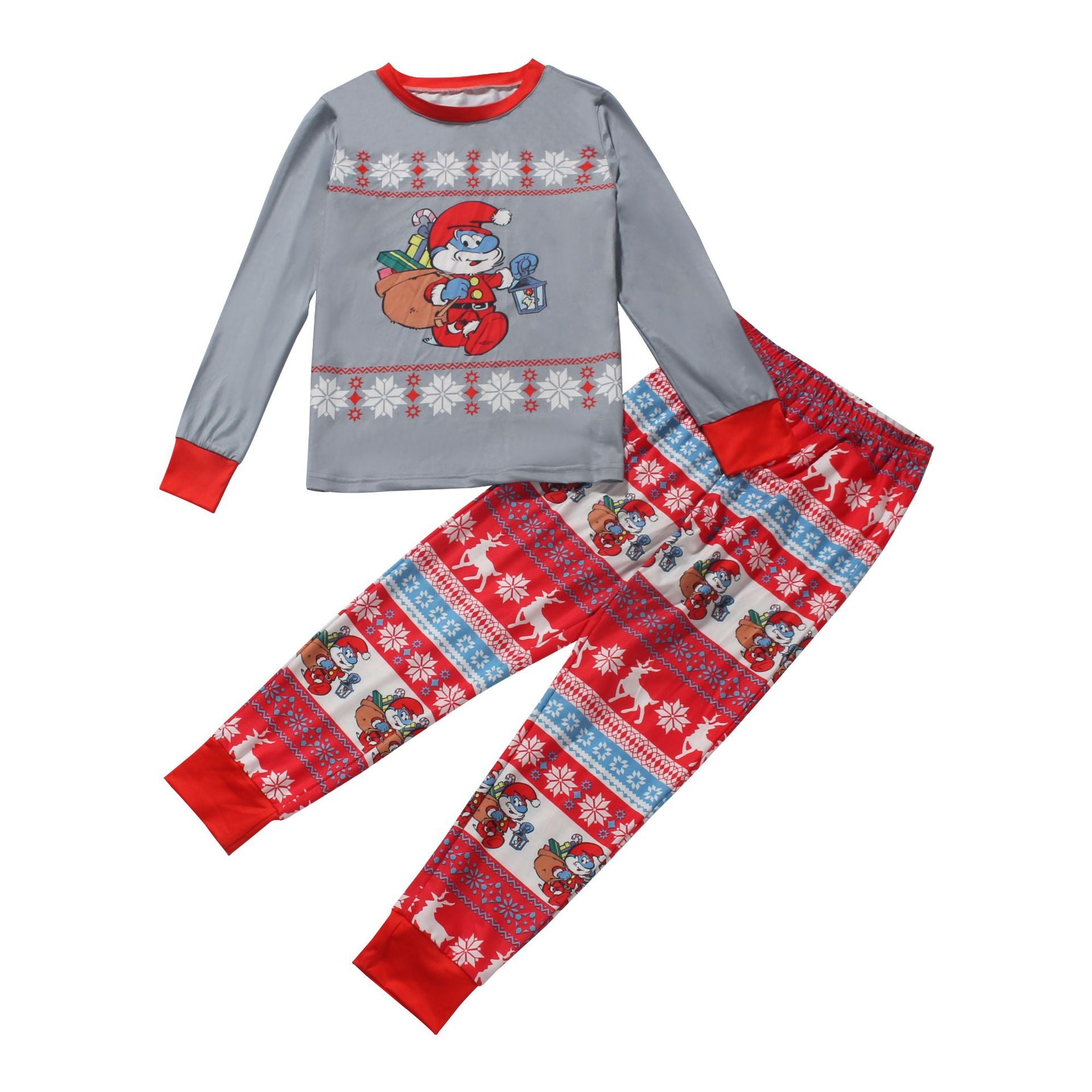 Family Matching Christmas Parent-child Home Pajamas Casual Suit