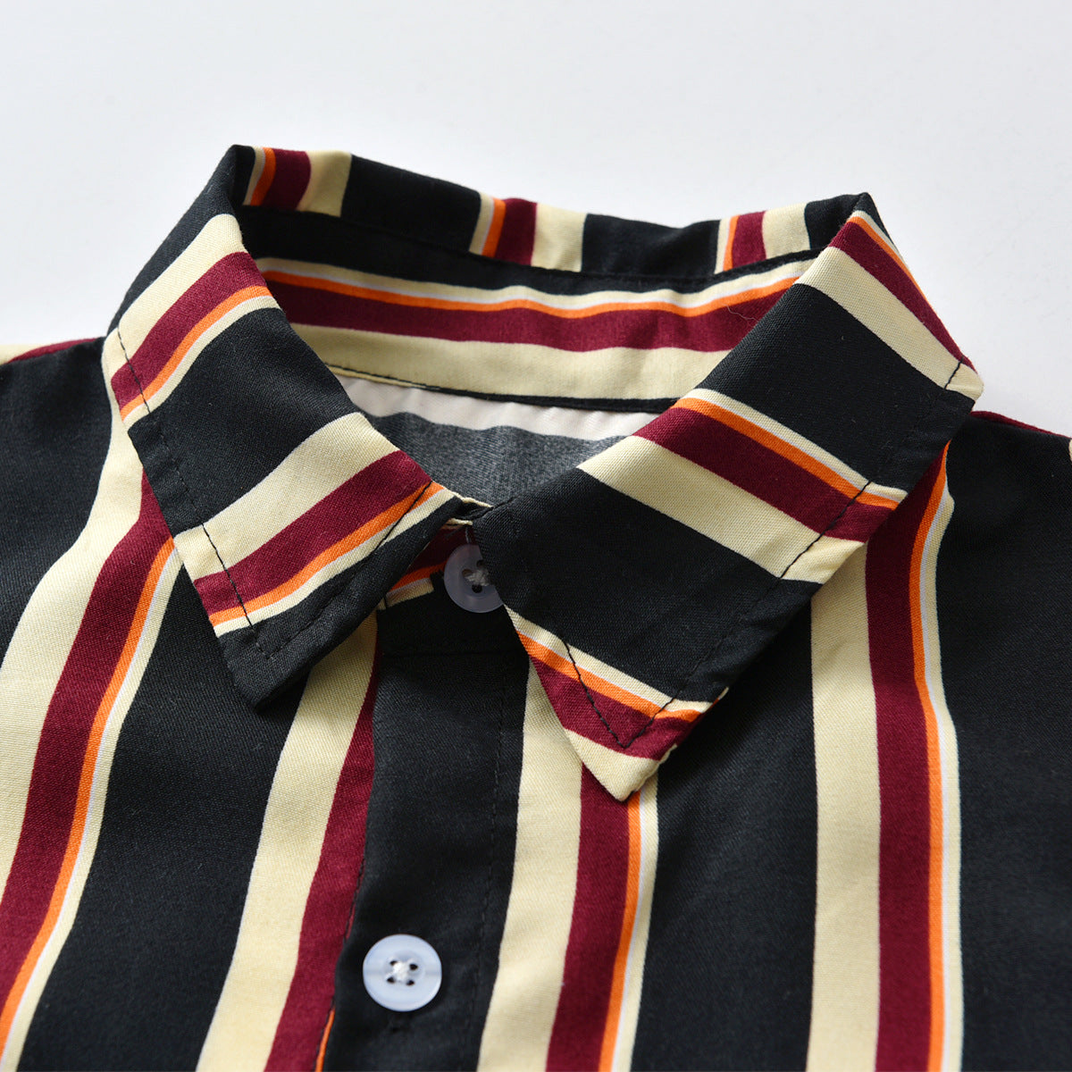 Kid Baby Boy Long-sleeved Striped Gentleman Suits 4 Pcs Sets