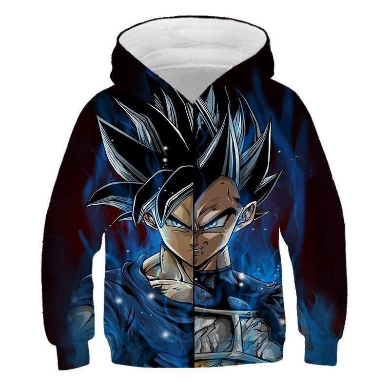 Super Kid Boy Dragon Ball Long Sleeve Hoodie
