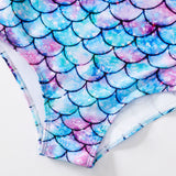 Kid Girls One-piece Swimsuit Mermaid Bathing Beach Swimwear
