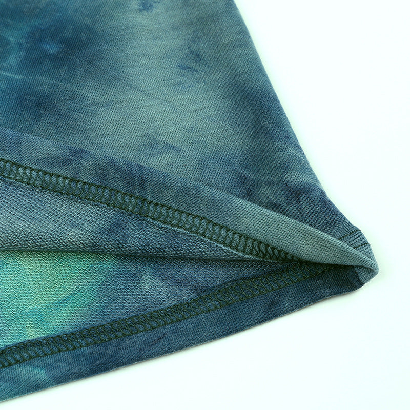 Kid Baby Girls Autumn New Tie-dyed Long Sleeve 2 Pcs Set