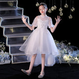 Kid Girl Princess Autumn Fashionable Show Poncho Dresses