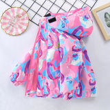 Kid Girls Trench Extra Thick Autumn Winter Detachable Storm Coats