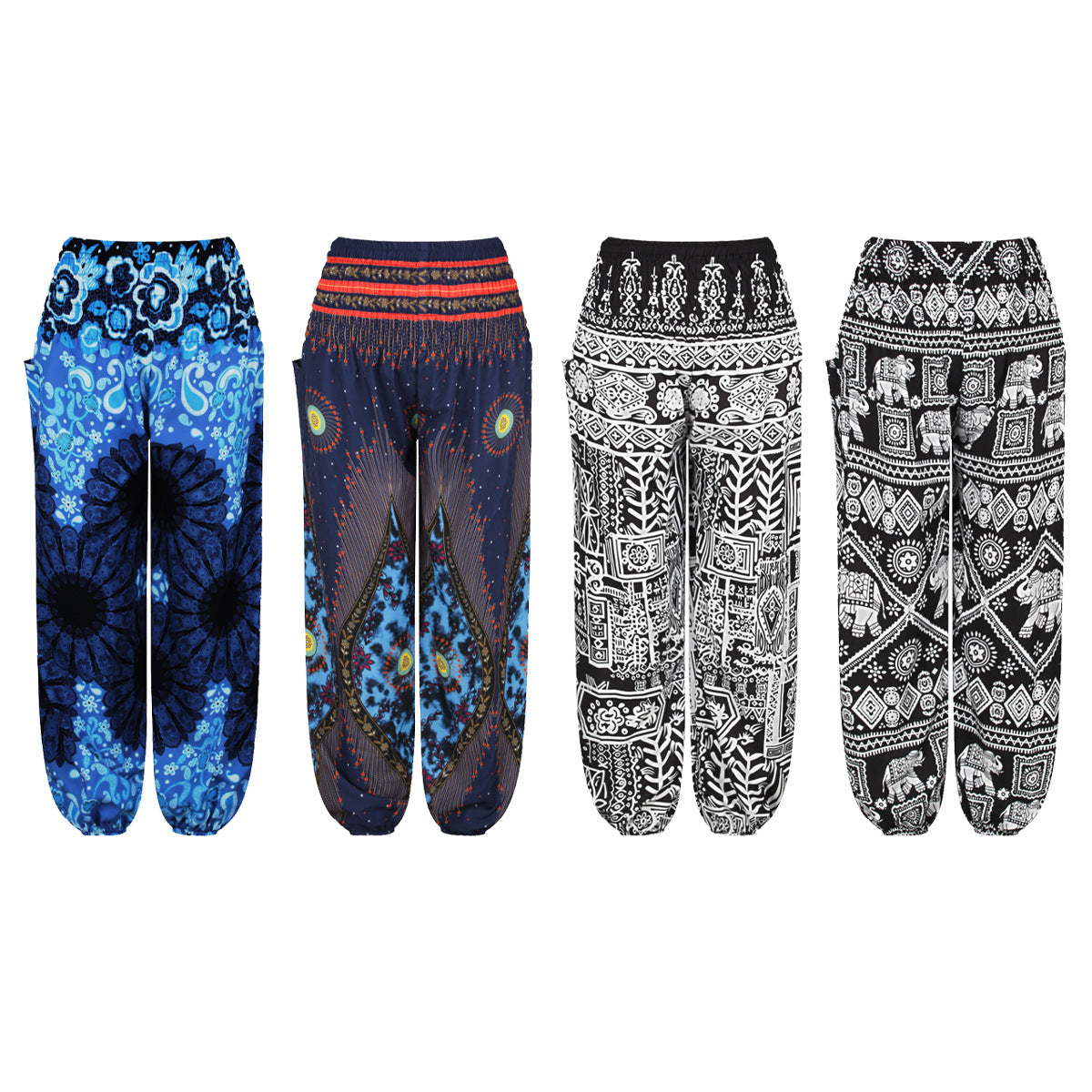 Family Matching Yoga Pants Trend Digital Printing Parent-child Dresses