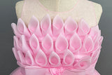 Kid Girl Princess Summer Flower Show Host Pompous Piano Performance Dresses