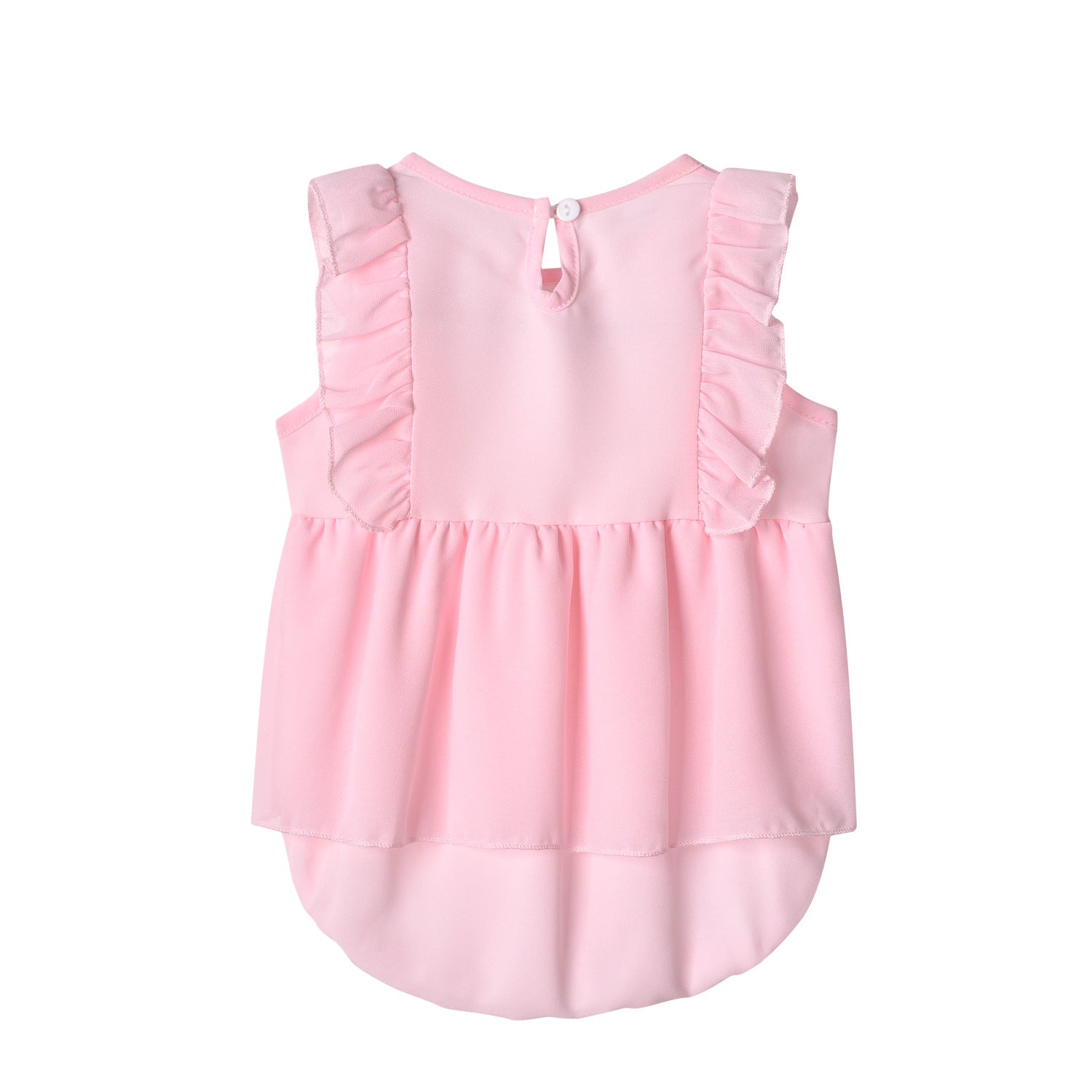 Family Matching Splicing Solid Color Pleated Dresses