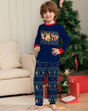 Family Matching Puppy Christmas Parent-child Printed Pajamas