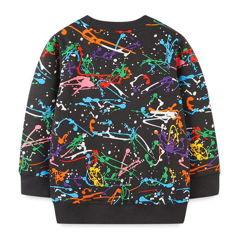 Baby Boy Painting Print Long Sleeve Sweatshirt