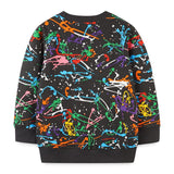 Baby Boy Painting Print Long Sleeve Sweatshirt