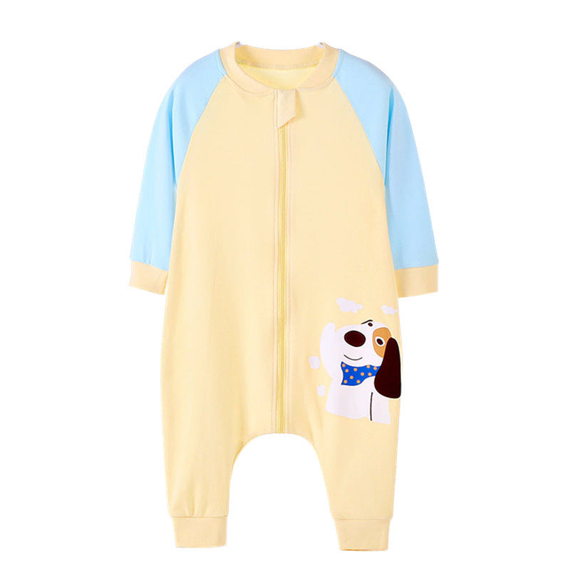 Baby Girl Boy Onesie Sleeping Anti Kick Quilt Spring Autumn Pajamas