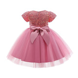 Kid Girl Princess Sequined Party Birthday Formal Dresses