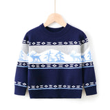 Kid Baby Boy Girl Elk Pullover Christmas Bottomed Sweater