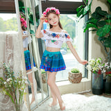 Kid Baby Girl Summer Beach Mirabel Suit 2 Pcs Sets