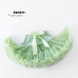 Kid Baby Girl Gauze Princess Autumn Winter Skirt