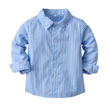Kid Baby Boy Formal Suit Gentlemen Striped Braces 4 Pcs Set