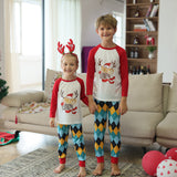 Family Matching Christmas Parent-child Pajamas Suits Set