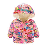 Kid Baby Girl Boy Winter Foreign Thick Cotton-padded Jacket Coats
