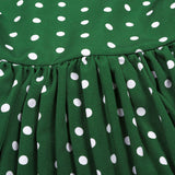 Family Matching Mother Daughter Long Wave Point Holiday Elegant Dresses