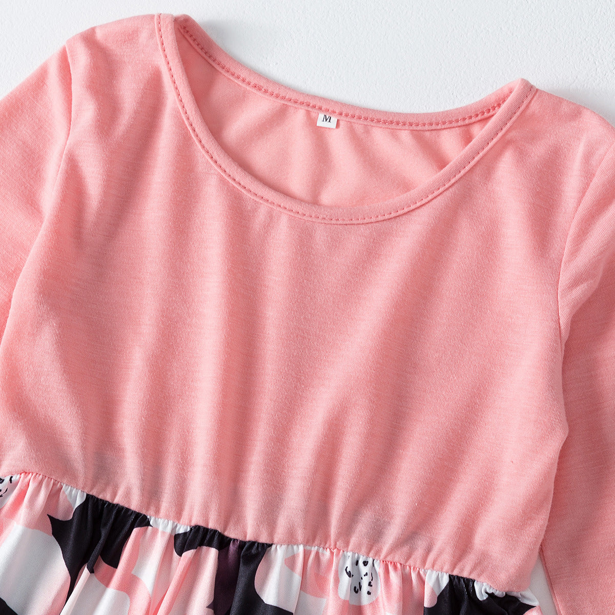 Family Matching Parent-child Mother Daughter Stitching Dress