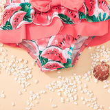 Kid Baby Girls Swimming Suit Cute Watermelon Swimsuit