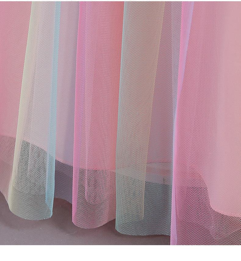 Kid Spring Autumn Long Sleeve Evening Princess Dress